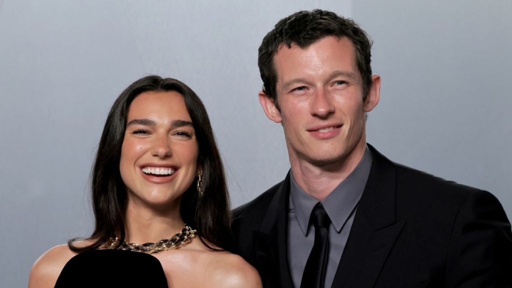 Dua Lipa and Callum Turner
