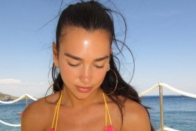 Dua Lipa's String-Tied Bikini Makes a Bold Splash in New Beach Photos