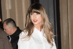 Taylor Swift’s $9K Cartier Bracelet Elevates Her Unbuttoned Shirt Look