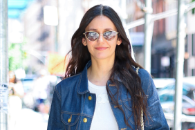 Nina Dobrev Nails Denim on Denim in Celine Jacket & Micro Miniskirt