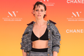 Kristen Stewart’s Unbuttoned Chanel Jacket Gives a Cheeky Bralette Peek