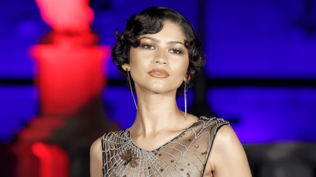Zendaya's See-Through Armani Spiderweb Gown Was Made for 'Spider-Man'