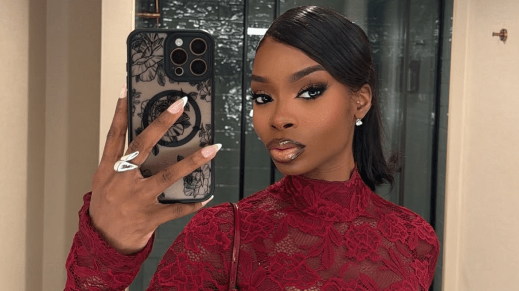 Olandria Carthen’s Dangerously Plunging Micro Mini Takes Cannes by Storm