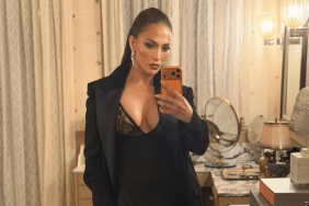 Jennifer Lopez Satisfies Her Cravings in Braless, Only Robe Look