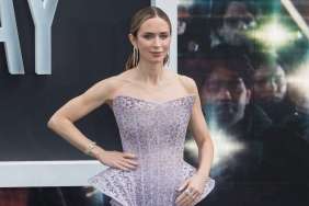 Emily Blunt's Stella McCartney Lace Corset Gown Is Completely See-Through