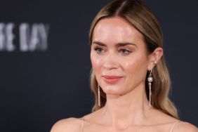 Emily Blunt’s Dress Barely Holds On With Just Two Thin Straps for Disclosure Day