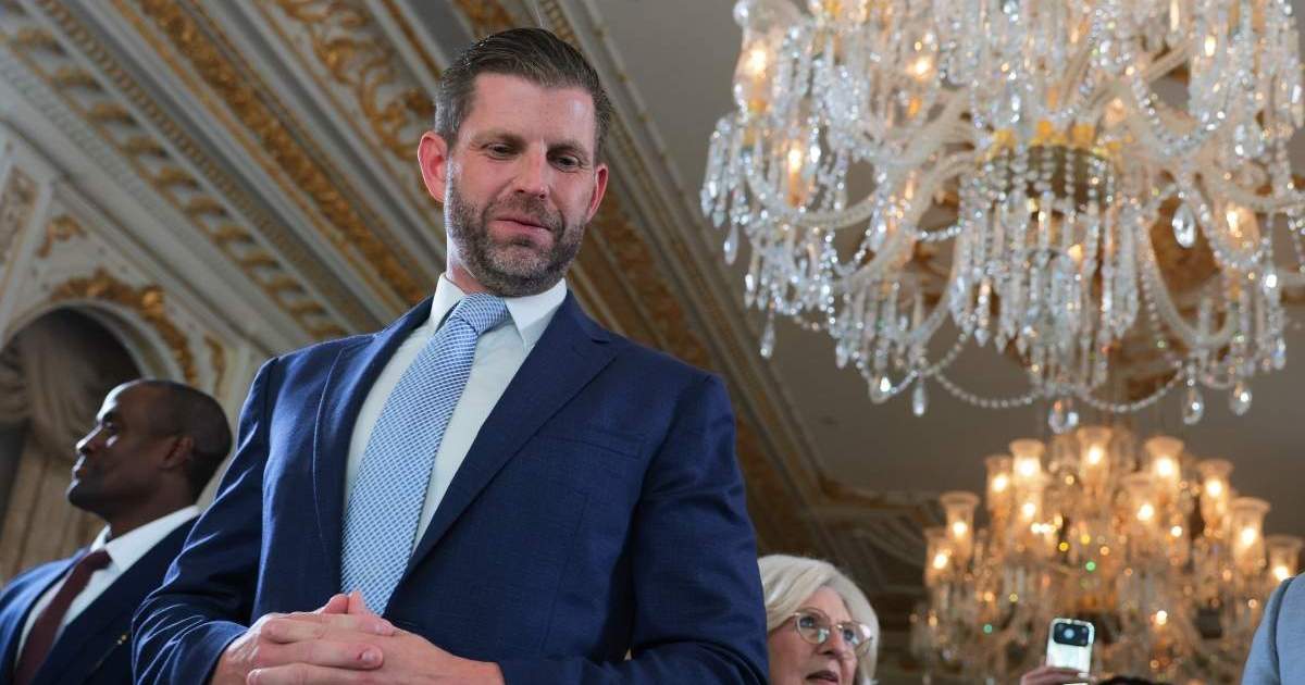 Eric Trump Calls Controversial Screenshots 'Completely Fake'