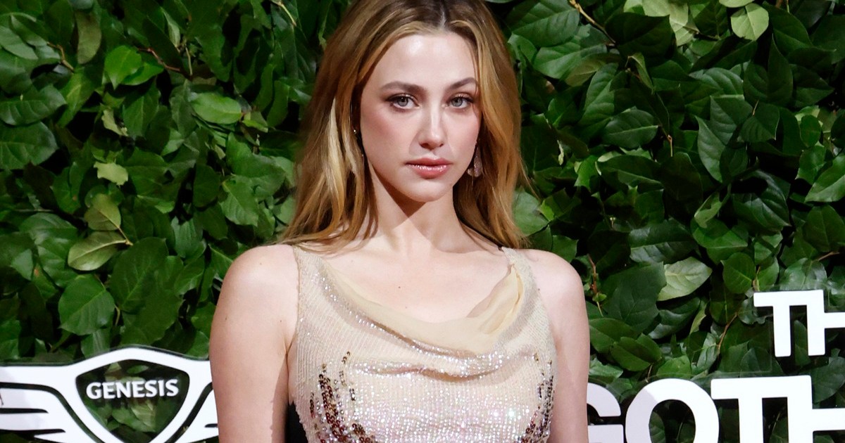 Lili Reinhart’s Plunging Ruched Top Is Held up by Just 2 Strings