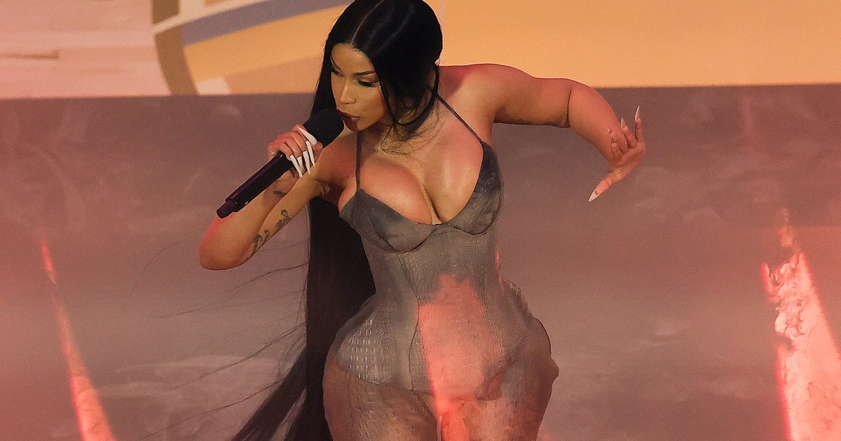 Cardi B Performs in Racy Corset That Leaves Very Little Covered Up Top