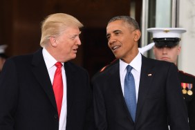 Donald Trump and Barack Obama