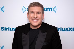 Todd Chrisley in a black suit at SiriusXM studios