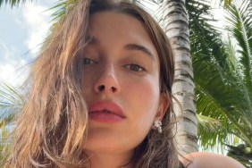 Hailey Bieber’s Thong Bikini Bottoms Come With a Cheeky Surprise That’s Hard To Miss