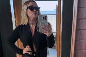 Hilary Duff’s Blinding See-Through Kelsey Randall Dress Has 2 High Slits