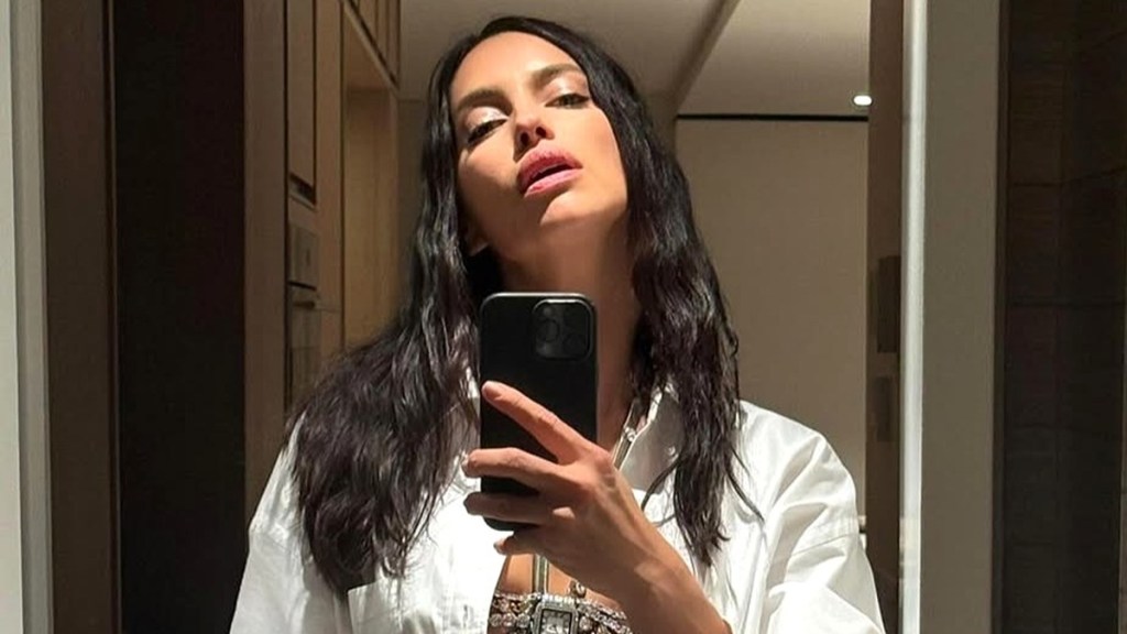 Irina Shayk Pushes the Naked Dress Trend Further With a Bare-Back Twist