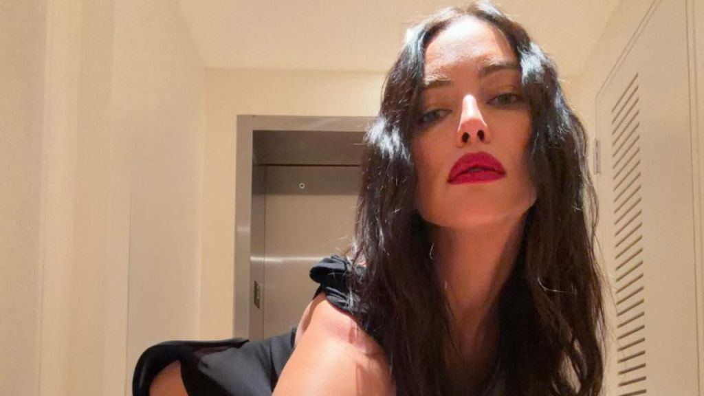 Irina Shayk's $650 Sheer Revolve Gown Comes With an Impossible-To-Miss Cutout