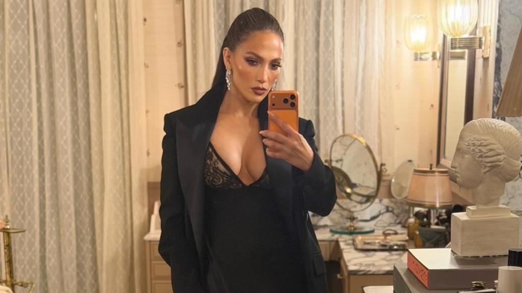 Jennifer Lopez Nails Fully Sheer Nude TTSWTRS Catsuit at Prime Video Fest