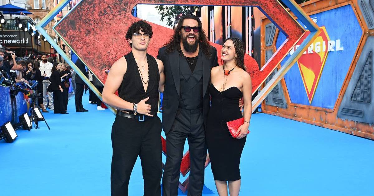 Jason Momoa's Kids Steal the Spotlight at 'Supergirl' Event