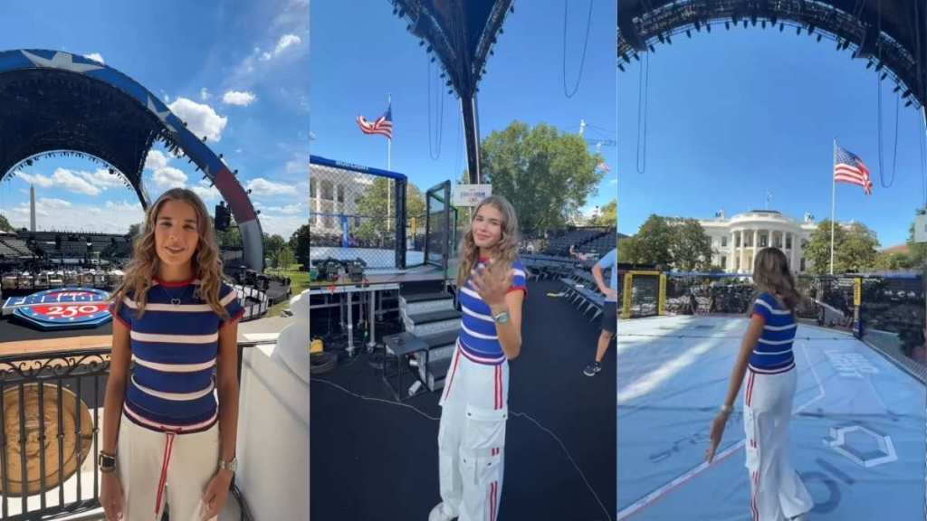 Donald Trump’s Granddaughter Under Fire for White House UFC Event BTS Tour