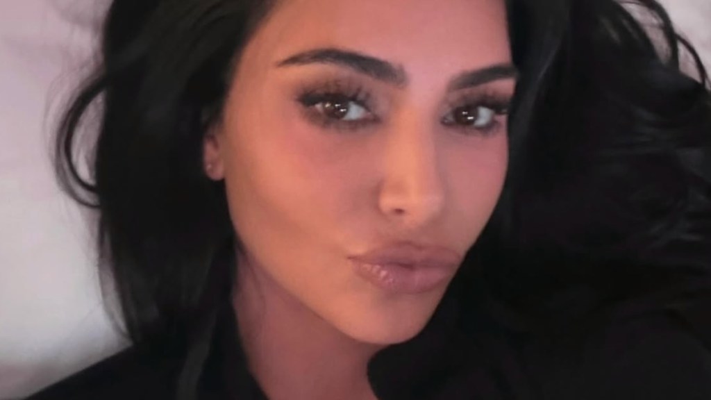Kim Kardashian’s Plunging Dress Puts Her Famous Curves on Full Display