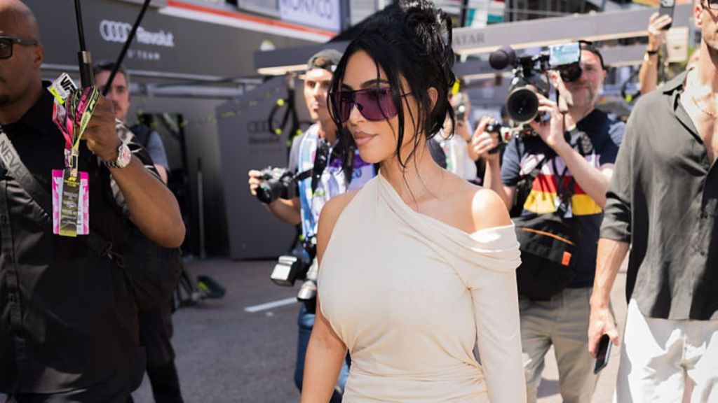 Kim Kardashian’s Fully Backless Gucci Dress Has a Surprise Slit in Monaco