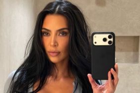 Kim Kardashian’s Unzipped Plunging Gucci Jacket Says ‘Racer Girl’ in Monaco