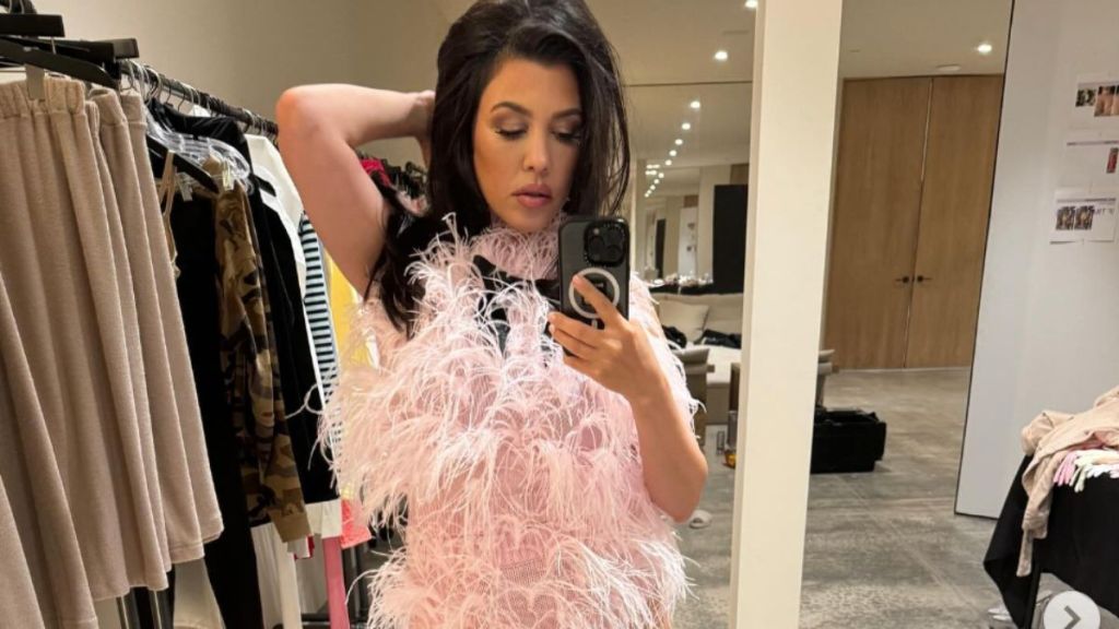 Kourtney Kardashian Celebrates ‘Baby Daddy’ Travis Barker in Playful Photo