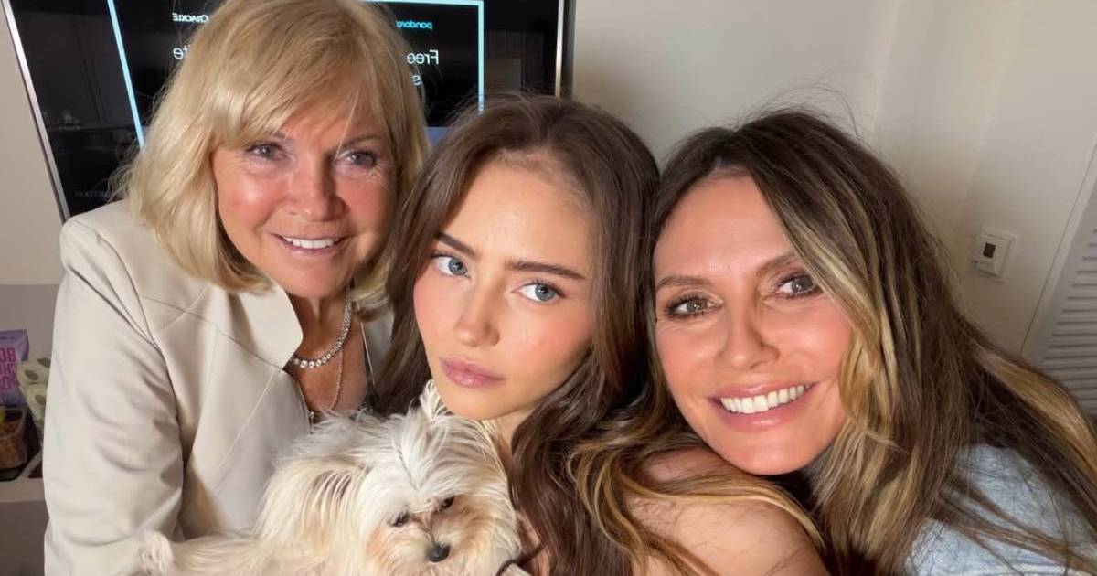 Heidi Klum’s Daughter Shares Rare Three-Generation Selfie With Mom & Grandma
