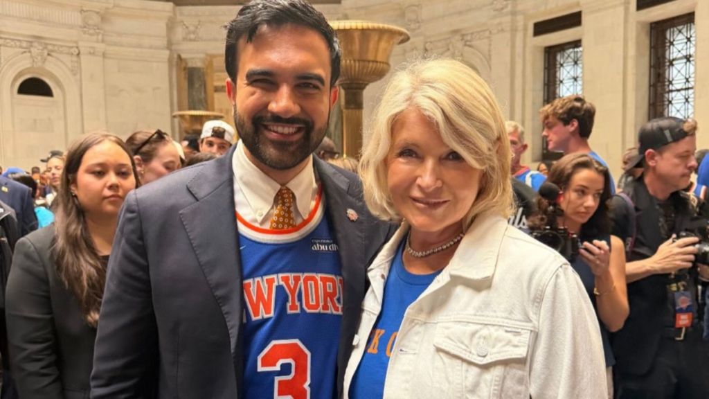 Mayor Zohran Mamdani with Martha Stewart