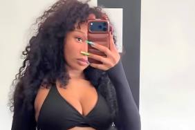 Megan Thee Stallion tiny plunging tops