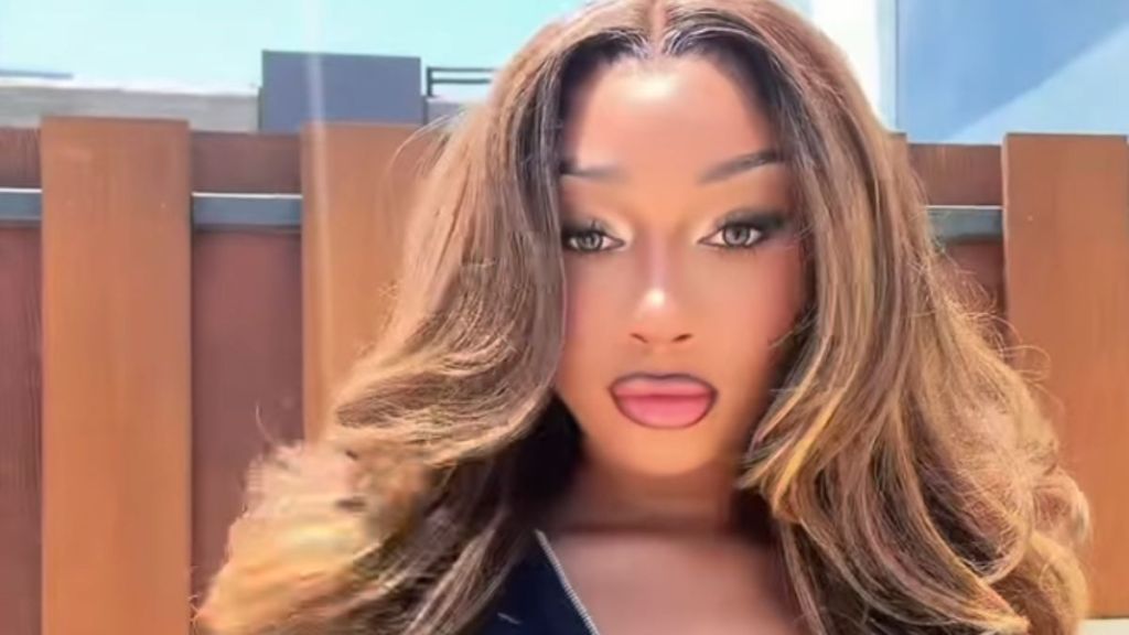 Megan Thee Stallion's Unzipped Body-Hugging Top Plunges Dangerously Low