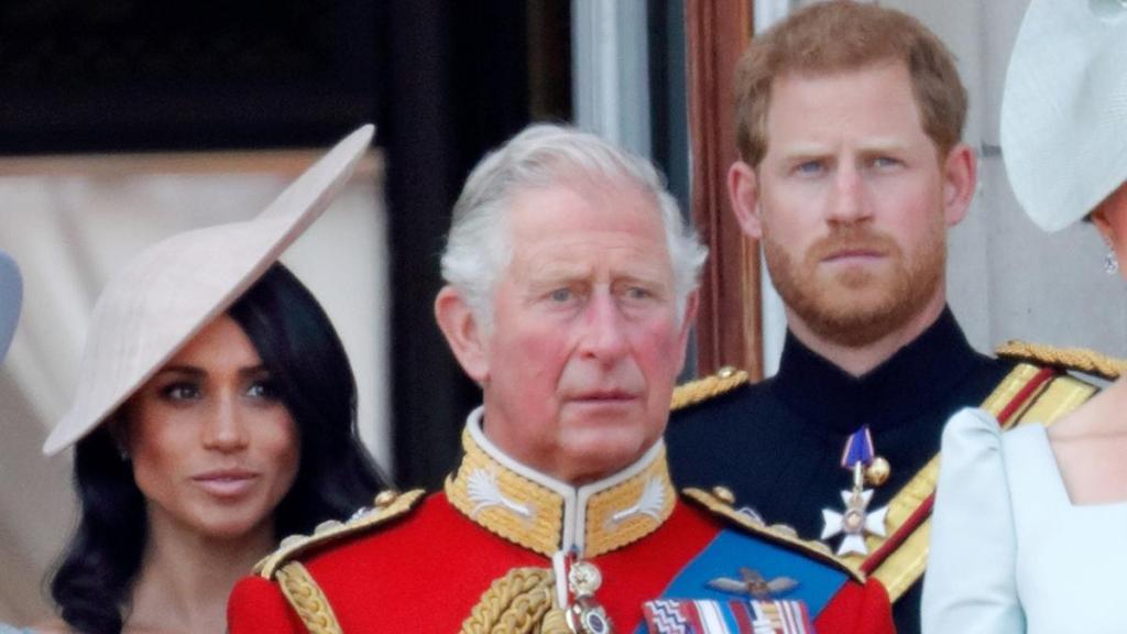 Meghan, Prince Charles, and Prince Harry