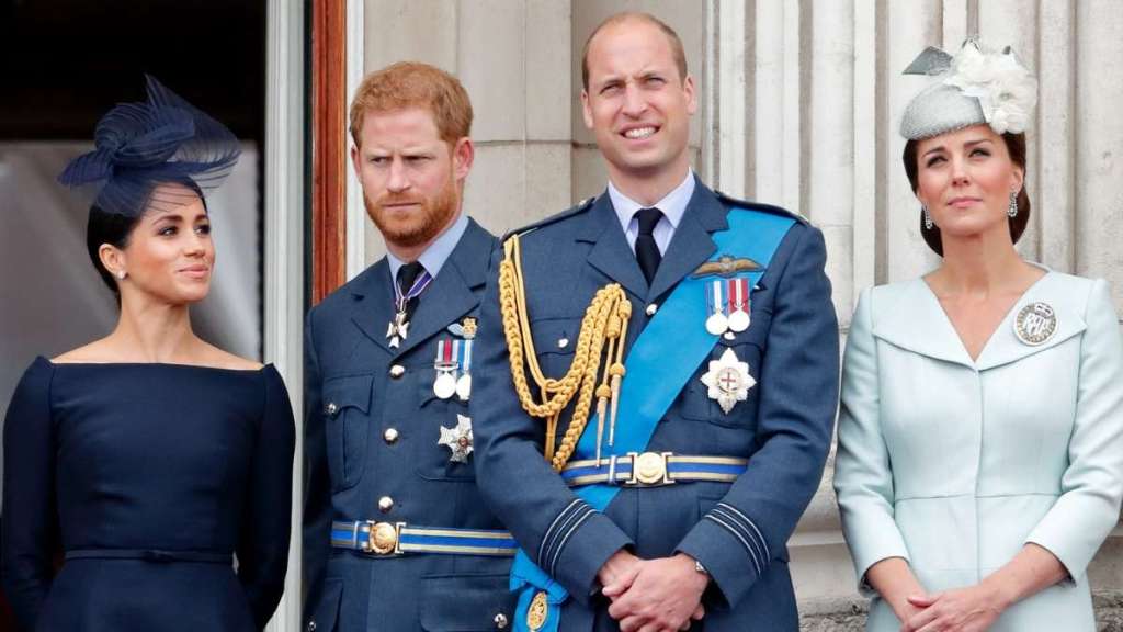 Meghan, Prince Harry, Prince William and Catherine