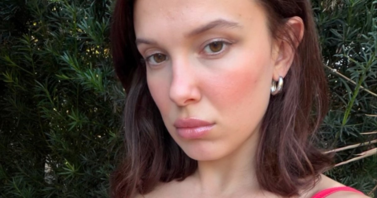 Millie Bobby Brown Puts on a Leggy Display in Teeny Tiny Micro Minidress
