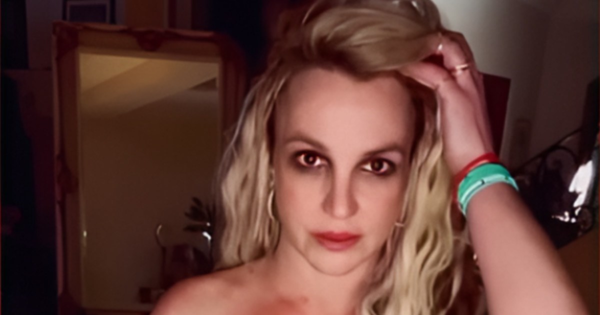 Britney Spears’ Mini Dress Slides off Her Shoulder During Sultry Dance Video