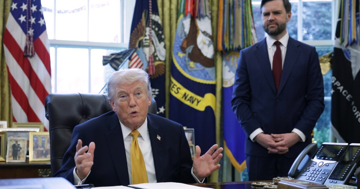 Donald Trump Joking Tells JD Vance to 'Be Careful' if the Iran Deal Goes Wrong
