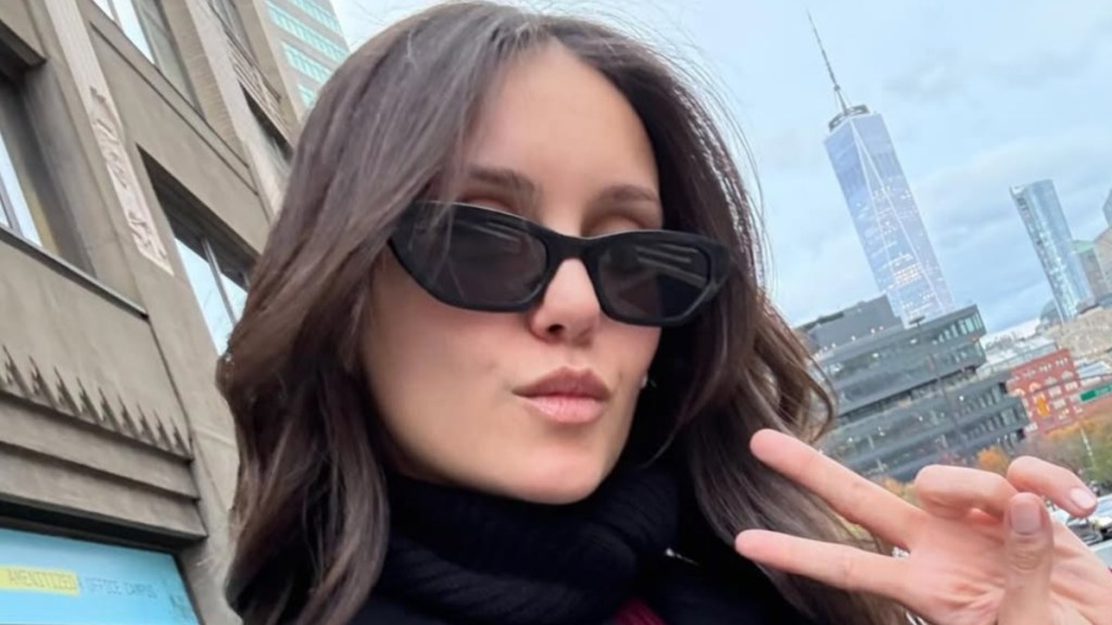 Nina Dobrev Makes a Statement in a Surprisingly High-Cut Mini Skirt