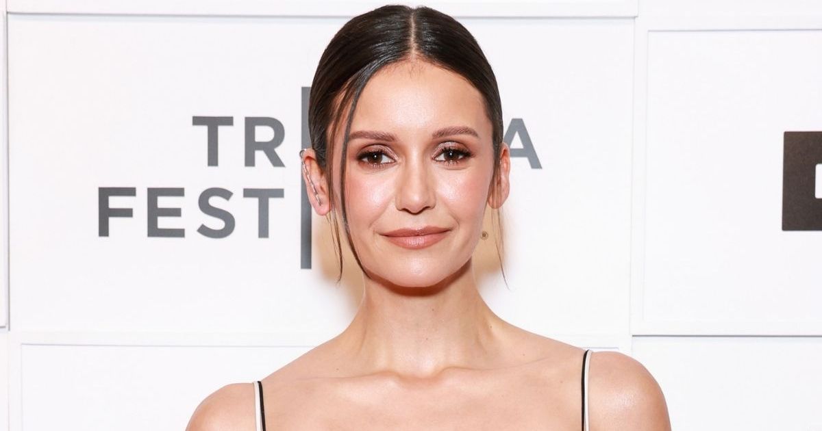 Nina Dobrev’s Slinky Dress With Cheeky Lace Gives Serious&hellip;
