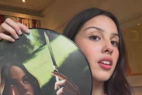 Olivia Rodrigo Leaves Miu Miu Micro Minidress Boldly Unbuttoned