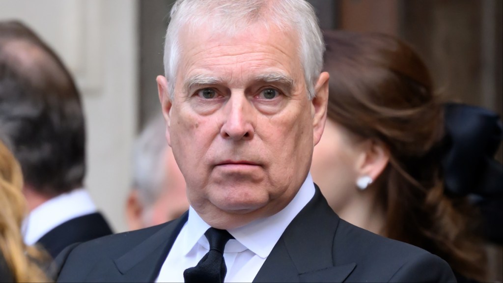Prince Andrew Lady Pamela Hicks funeral