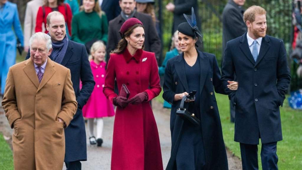 Prince Charles, Prince William, Meghan Markle and Prince Harry
