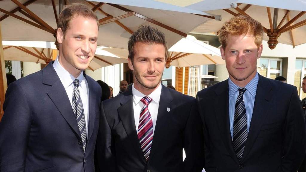 Prince William, David Beckham and Prince Harry