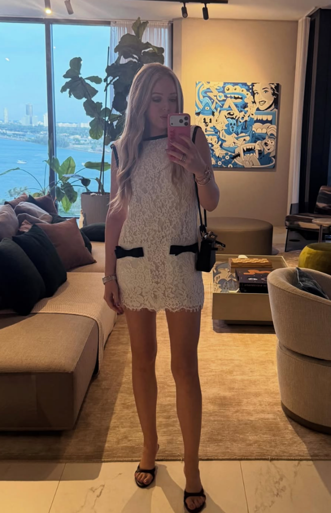 Tiffany Trump's Teeny Tiny Dress Lets Her Legs Do Most of the Talking