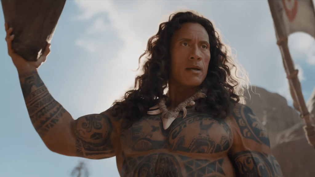 dwayne johnson moana