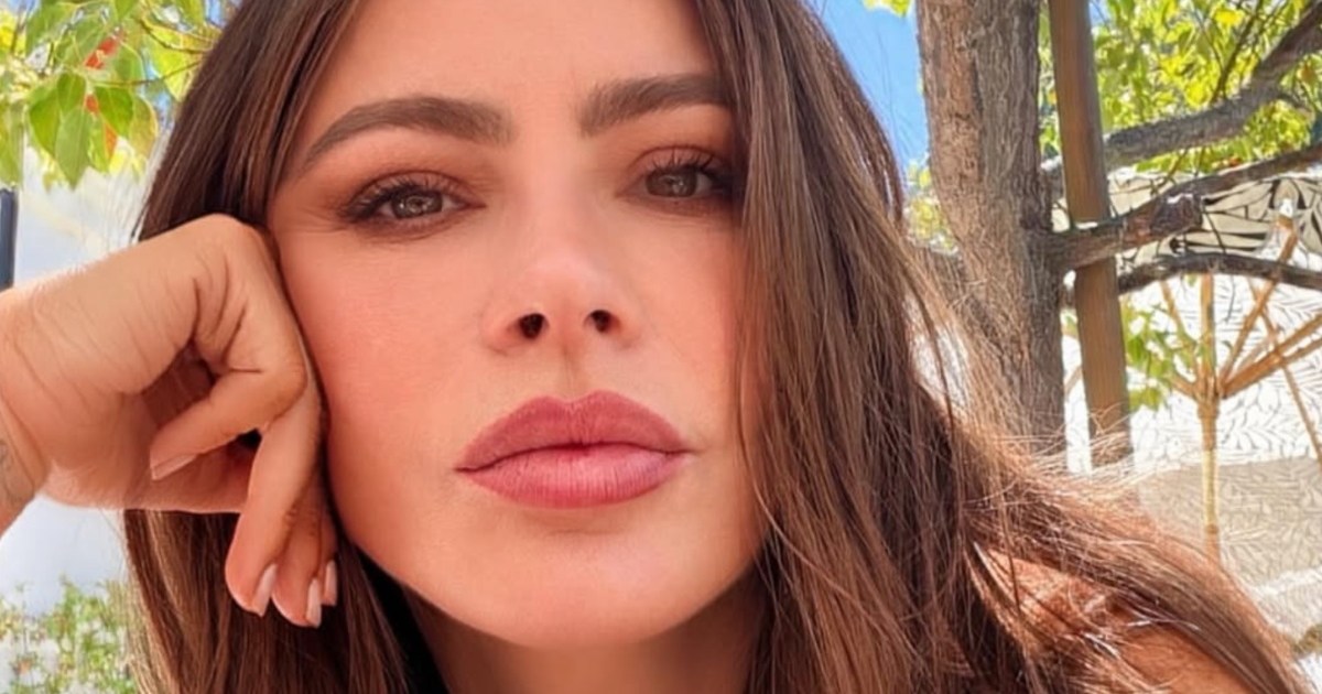 Sofia Vergara Packs Plenty of Curves Into a Strappy Top That Barely Holds Together