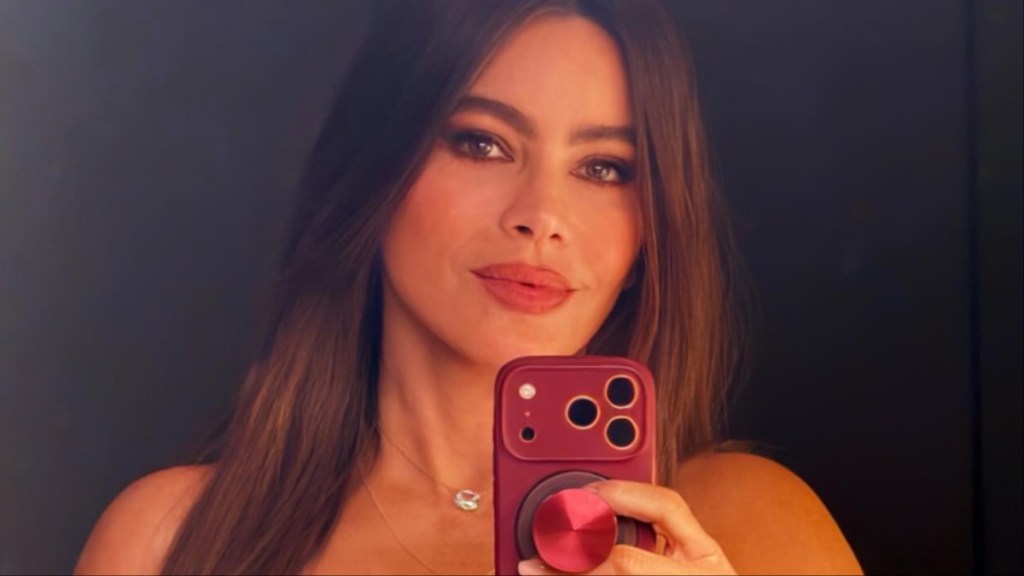 Sofia vergara side plank
