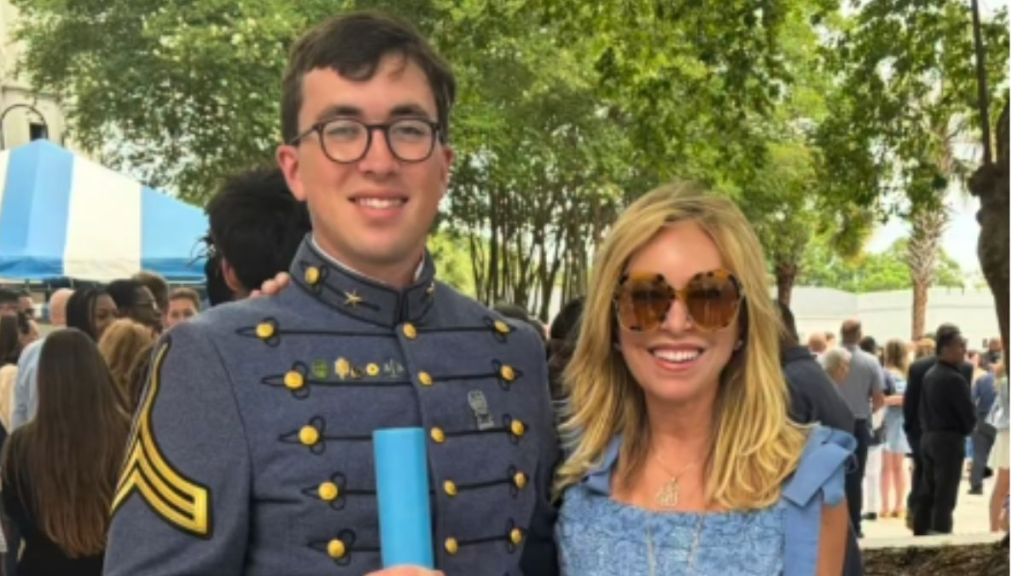 Sutton Stracke with her son Philip Stracke