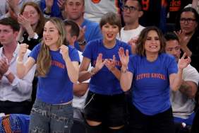 Taylor Swift & Scooter Braun Knicks Game Moment Raises Eyebrows
