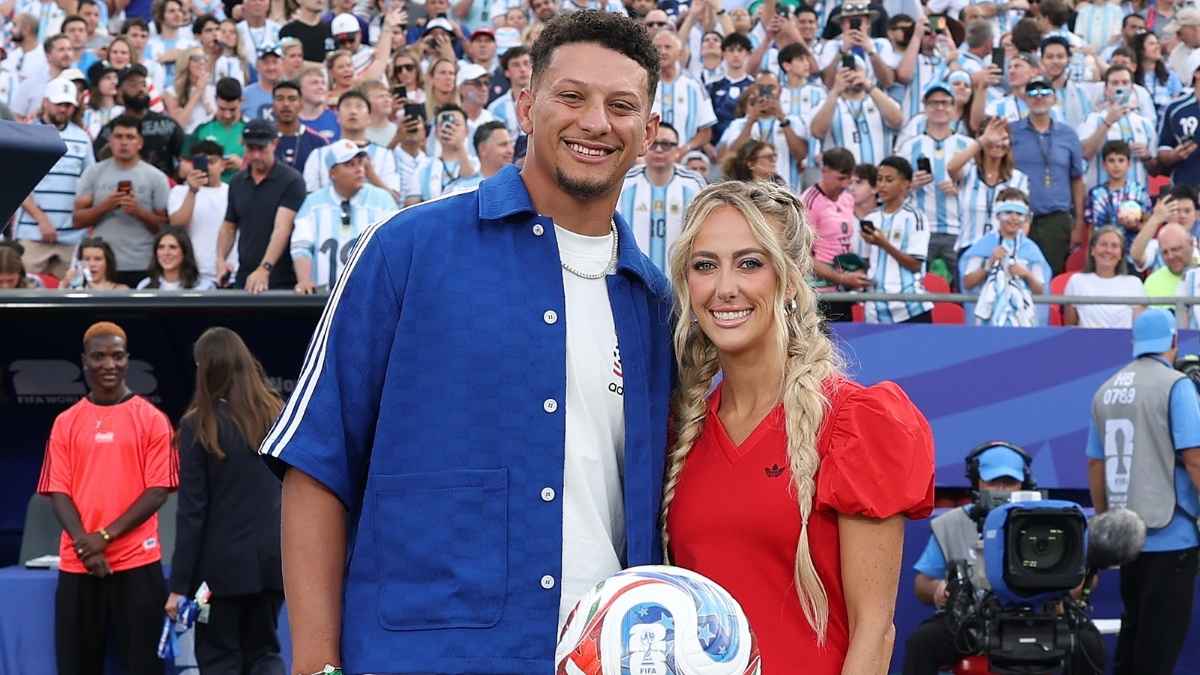 Brittany Mahomes' $56 Adidas Micro Minidress Has Statement Balloon Sleeves  - Reality Tea