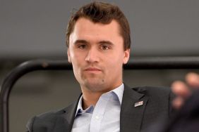 Protester Impersonates Charlie Kirk in Dramatic Display at Erika Kirk TPUSA Event