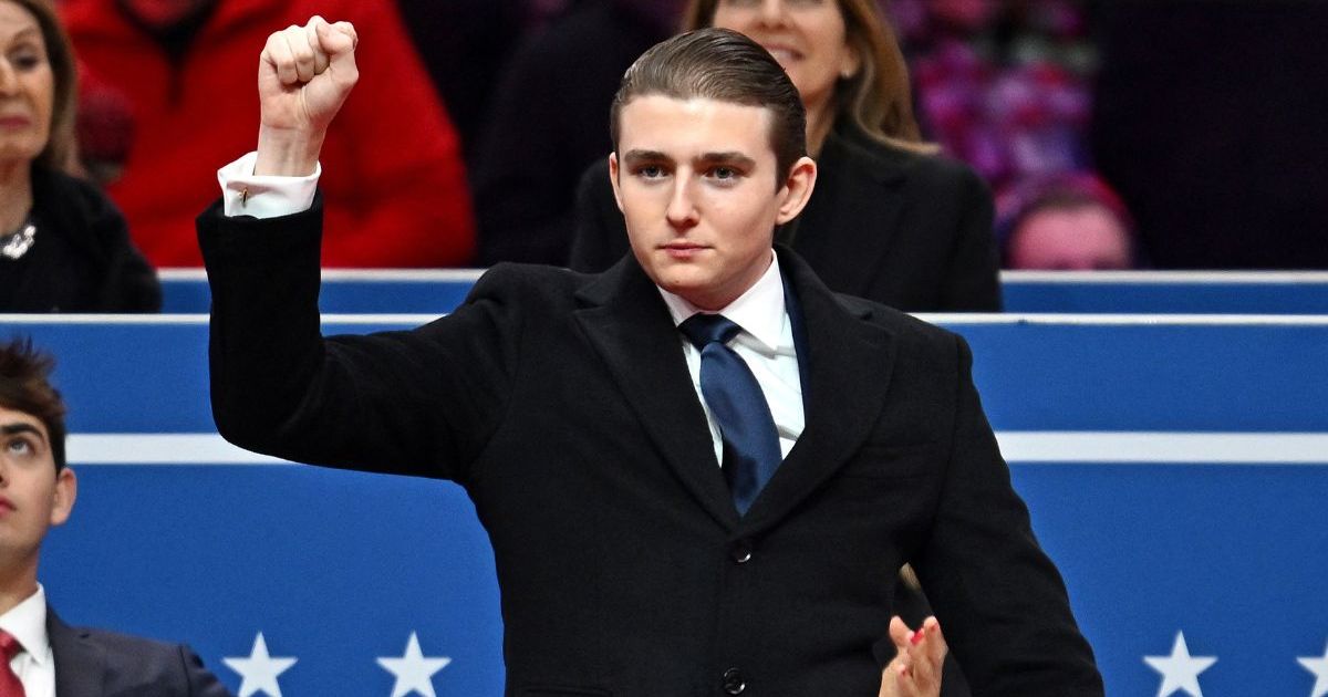 Barron Trump's Dating Adviser Is a Manosphere Influencer - Report